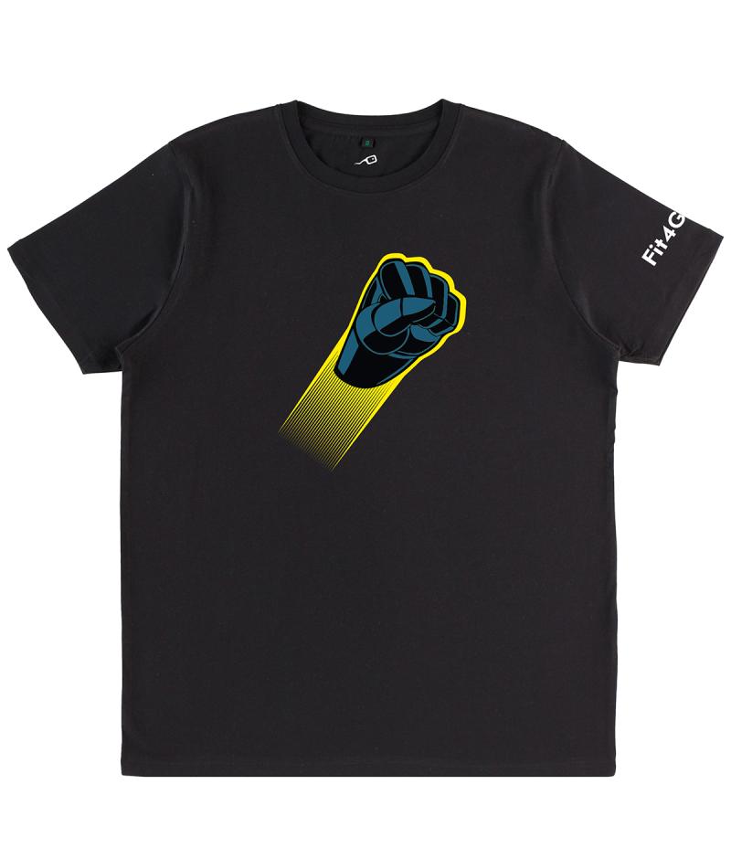 T-Shirt Pugno Mazinga Z nera